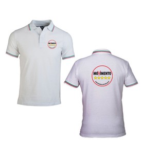 Polo unisex stampa fronte/retro